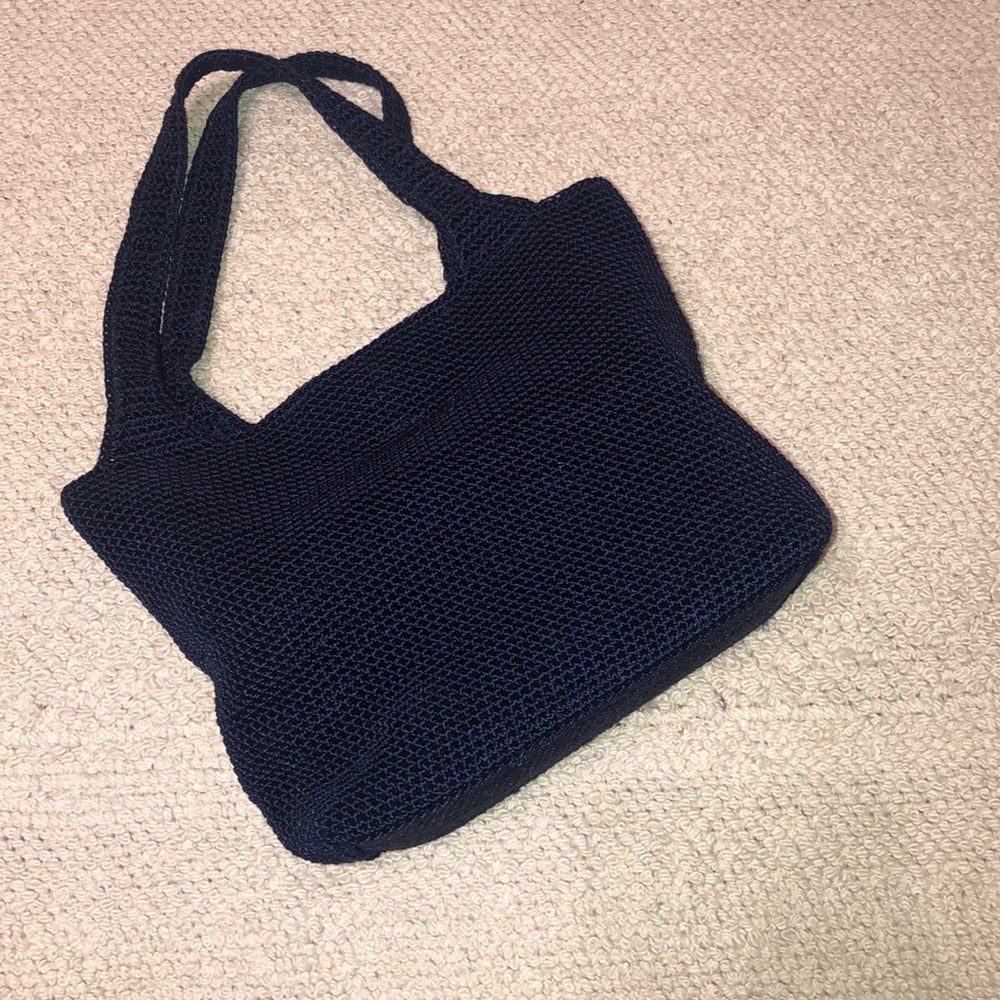 Small navy “The Sak” purse